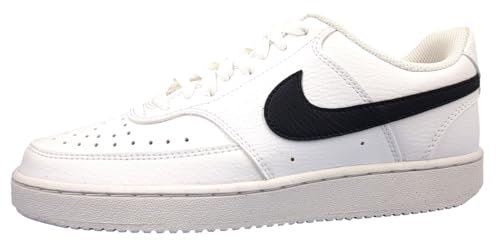 Nike Femme Court Vision Low Next Nature Chaussure de Course sur Route, White/Black/White, 42.5 EU