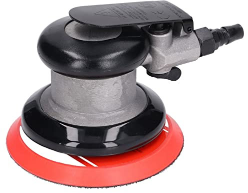 Lijadora Orbital Aleatoria de 5 , Lijadora de Palma Neumática de Velocidad Variable de 12000 Rpm, Lijadora Neumática de Lijado/Pulido/Pulido para Madera, Compuestos, Metal, Belleza del Automóvil