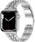 Anlinser Compatibile con Cinturino Apple Watch 49mm 46mm 45mm 44mm 42mm, Cinturini in Metallo Regolabile Acciaio Inossidabile Compatibile con iWatch Ultra Serie 10 9 8 7-1, SE (Argento)