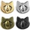 Drehverschluss Tasche 4 PCS Taschenverschlüsse Hardware Geldbörse Sperre Twist Turn Lock Taschenverschluss Steckschloss für Taschen Katzenkopf für Tasche,DIY,Rucksack,Leder Handtasche,Hardware-Zubehör