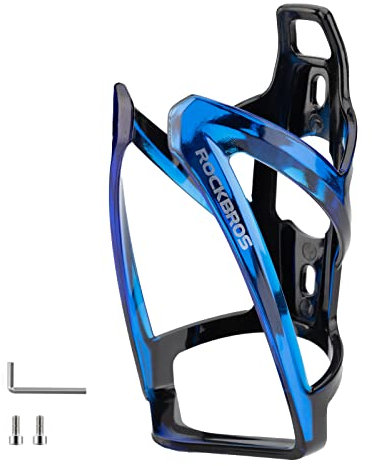 ROCKBROS Portabidón de Bicicleta, Soporte para Botella de Agua Ligero para MTB Bicicleta de Carretera Bicicleta Fixie Ciclismo, Jaula Universal de PC