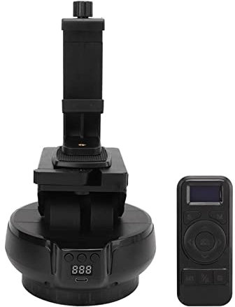 2,4 G Motorisierter Panorama-Stativkopf mit Fernbedienung Schwenk-Neige-Motor-Panoramakopf für Handy-Kamera-Stative und Einbeinstative