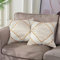 hi-home 2er Set Boho Kissenbezug 45x45cm, Dekorative Kissenhülle Boho Kissen Style Zierkissen Dekokissen Baumwolle Kissenbezüge Sofakissen für Sofa Schlafzimmer Wohnzimmer, Creme Gelb
