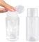 Nail Polish Remover Pump Bottle, 200ml Push Down Cleanser Bottle for Travel, No-Leakage Liquid Acetone Pump For Makeup Nail Polish Remove 2Pcs