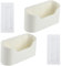 WangLaoWu 2 Pcs Wall Mounted Cabinet Door Storage Boxes - Bathroom & Kitchen Organiser for Fridge, Sink & Cupboard