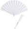 SQUADO - Set 60 VENTAGLI, ventaglio Bianco per festa Matrimonio Wedding Gadget Sposa Chiesa