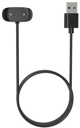 hoeslaw Cavo di ricarica magnetico per smart watch, protezione da sovracorrente integrata, 1 m, 5 V, 1 A, USB-A, accessori per smartwatch compatibile con Amazfit T-Rex Pro/Bip 5/Bip 3/GTS 4 Mini/GTS