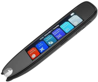 Scan Reader Pen, Text-to-Speech-Gerät für Legasthenie, Online-Sprachübersetzer für 142 Sprachen, Digitales Smart-Voice-Scanning-Übersetzungsgerät