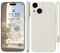 WXX für iPhone 15 Hülle Silikon Case, Handyhülle für iPhone 15 Dünn Slim mit Microfiber, Kratzfeste Rundumschutz Case Hülle für iPhone 15 6.1'' Retro Weiß