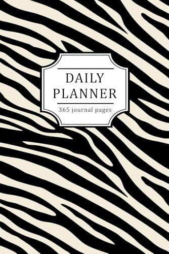Zebra Print Daily Planner