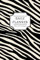 Zebra Print Daily Planner