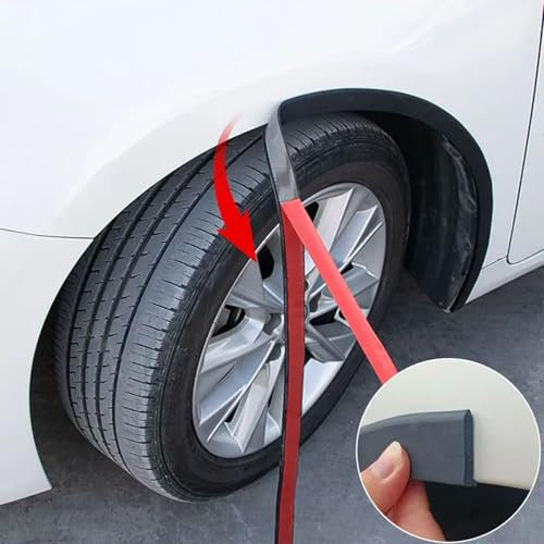 GUPEB Universal Gummi Auto Dichtung Streifen Kotflügelverbreiterungen Bögen Flügel Expander Auto Kotflügel Rad Augenbraue