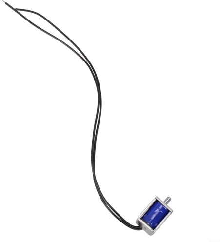 Allthingstore Push-Pull Elektromagnet DC 5 V 12 V Magnet-Stellantrieb Linearer Elektromagnet Mini-Linearantrieb (DC 5 V)