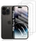 Hhfcryst Protector de Hidrogel Protector para iPhone 14 Pro Max, 3 Piezas TPU Protectores de Pantalla HD Transparente Suave (Vidrio no templado)