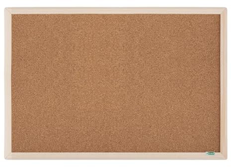 D.RECT Korktafel, Pinnwand mit Holzrahmen 90X120 cm, Pinwand Korktafel