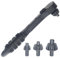 Drill Chuck Key, 2 in 1 Drill Press Chuck Key Wrench Plastic Dual Use Ratchet Spanner with 10/13/16mm Head for Electric Drills SpannersKey