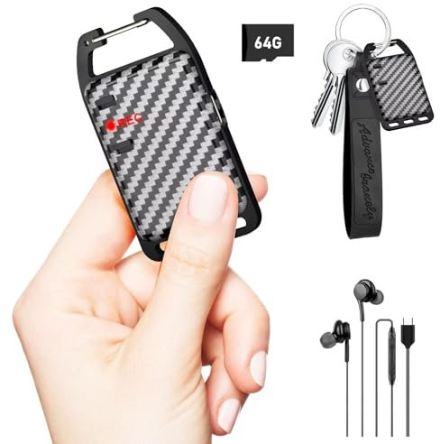 Digital Voice Recorder, 800 Hrs Capture information Type C Storage Device,Digital Audio Storage Device with Keychain and Clip Perfect Capture Every Word for Lecture Interview Meeting Class
