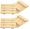 OSALADI 4 Piezas Portavasos de Madera de Pino Coasters Multifuncionales Aislantes para Mesa Diseño Elegante y Práctico para Hogar y
