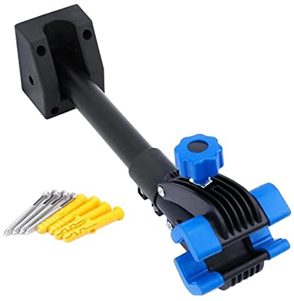 Deluxe Mount Repair Stand Clamp Bicycle Home Garage Wall Mounted Hanger Storage Hook Rotatable Folding High Strength