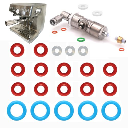 Leaky Steam Valve Servicing Kit & O-Ring Set for Sage/Breville Dual Boiler Coffee Machine - Silicone Seals for Hose, Thermal, Steam Probes, PFTE Gaskets & HNBR O-Ring BES - SES920