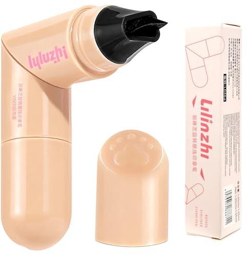 Doppelkopf Eyeliner Stempel Stift,Schwarz Wing Tip Pen