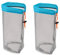 (2 Packung) Ultra- Stuff Sack Aufbewahrungsbeutel Für Camping Mesh Bag Sport Netzbeutel - Himmelblau, S