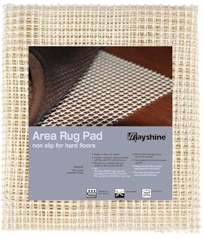 MAYSHINE Non Slip Rug Gripper Underlay Mat - PVC Anti Slip Rubber Matting for Rugs on Laminate, Wooden, Vinyl Floors - Perfect Anti Slip Rug Underlay for the Kitchen, Home, Office & More - 60x150 cm