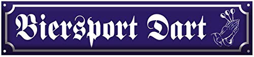 Schilder Blechschild Biersport Dart Dartverein steeldart softdart club liga