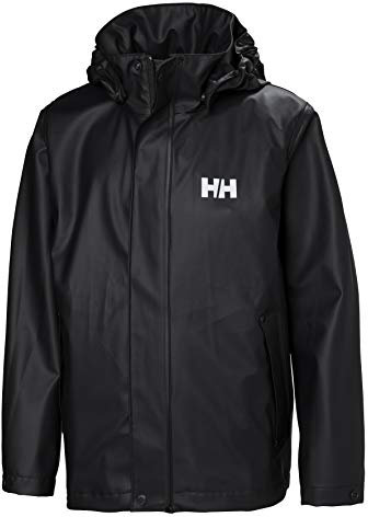 Helly Hansen Junior Unisexe Veste Jr Moss, Noir, 12