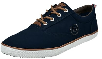 bugatti man Herren sportliche Schnürer, Männer Schnürhalbschuhe, Wechselfußbett