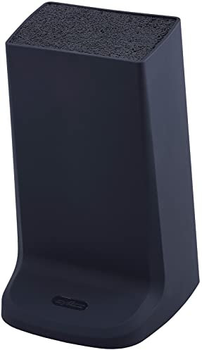 Zyliss E920262 Comfort Bloc Couteaux, 23.5cm, Noir Mat, Rangement Jusqu'à 8 Couteaux Cuisine, Lavage à la Main Seulement, Garantie 5 ans