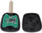 Aramox Télécommande de Voiture 2 Boutons Fob 433MHz