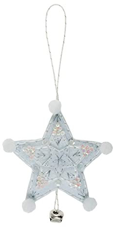 Trimits Christmas Felt Decoration Kits, 11 x 11cm, Star