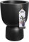 Elho Pure Coupe 41 - Pot De Fleurs pour Intérieur & Extérieur - Ø 41.3 x H 57.9 cm - Noir/Noir