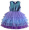 VIKITA Mädchen Kleider Meerjungfrau Prinzessin Tüll Party Hochzeit Kleid SH4599 6T