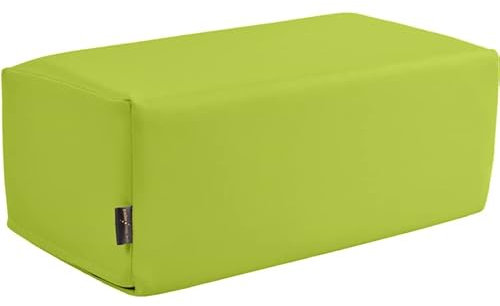 Pader Medi Tech Orthopädisches Entlastungskissen, Positurkissen 50x25x20cm I Bandscheibenkissen, Stufenkissen, Lagerungskissen für Beine mit festem Schaumkern (16 Grasgrün)