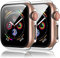 Tobfit 2 Pezzi Cover per Apple Watch Series 9/8/7 41mm con Pellicola Protettiva, Custodia Rigida con Vetro Temperato per Apple Watch 41mm