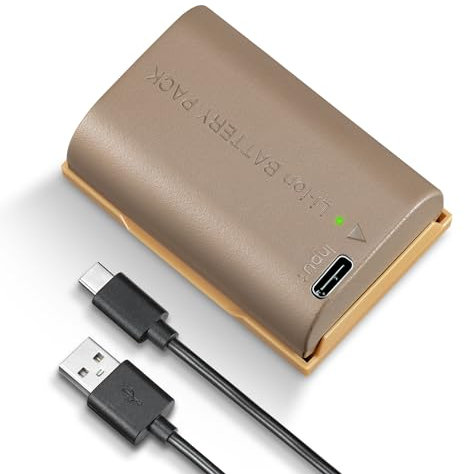 K&F Concept LP-E6NH Battery for Canon R7 R6 R5 Camera, USB C 2.5H Fast Charging Replacement Battery for Canon EOS 90D/80D/70D/5D II III IV/6D Mark II