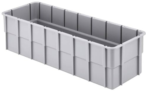 Alutec 75230 Einsatzkasten stapelbar (L x B x H) 362 x 131 x 101mm Grau 1St.