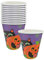 Tradineur - Packs de 48 vasos de Halloween con diseño de calabaza y gato - Fabricado en Papel - Ideal para fiestas de Halloween - 270 ml - Ø 7,5 x 9 cm