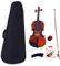 LALAHO 4/4 Full Size Violin Set, Erwachsenengeige für Anfänger, Massivholzgeige mit Etui, Bogensehne, Gefederte Schulterstütze, Kolophonium (Naturfarbenen)