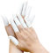 EUROPAPA® 100x Fingerlinge Latex, Fingerschutz, Antistatisch Allgemeine Fingerlinge aus Gummi für Kosmetik, Reinigung (Weiß, M)