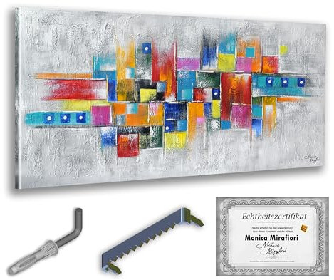 Monica Mirafiori I 100% HANDGEMALT I Gemälde ... in my mind 140x70cm | Gemälde Handgemalt | Acrylgemälde | Sehr Großes Acrylbild I Moderne Kunst I Kunstbilder