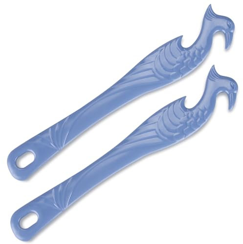 ziHenryDa Oven Rack Push Pull Tool 2-Pack, 11 Inch, Blue