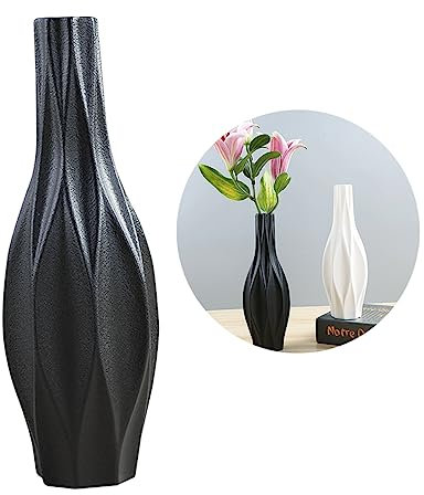 MAGICLULU 1Stk ASA Esszimmerdekoration Schwarze Tischdeko Bodenvase fam Keramikvase Zimmerpflanzen Ornament Blumenvasenbehälter Anlage Blumentopf Container schmücken Dekorationen