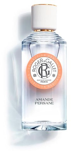 Roger&Gallet - Eau Parfumée Bienfaisante Amande Persane 100ml - Mandarine Amande amère Fève Tonka - 92% d'ingrédients d'origine naturelle