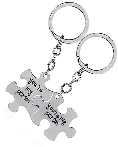 SAFIGLE 2stücke Zarte Liebesbrief-puzzle Schlüsselanhänger Aus Elegante Schlüsselketten Für Taschen Modische Accessoires Für Einzigartige