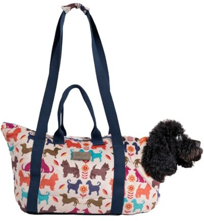 bo&flash Hundetragetasche Portland Marielle – 44x26x32 – Hundetasche für kleine Hunde bis 7 kg – Komfortable & stilvolle Hundetasche – Hundetransporttasche waschbar & nachhaltig