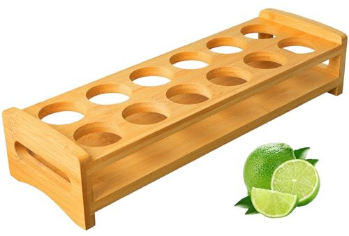 INFTYLE Schnapsglas-Tabletthalter mit 12 Löchern, großes Schnapsgläser-Set, Servierständer, Organizer für Tequila, Whiskey, Brandy, Wodka, Rum, Party, Club, Bar, Home Spirit Tasting (nur Tablett,