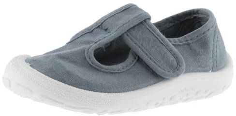 victoria Sandalias Unisex Respetuosas Barefoot Bosco Lona Drec & Tira Adherente 1370108 para Niños ATLANTICO 33